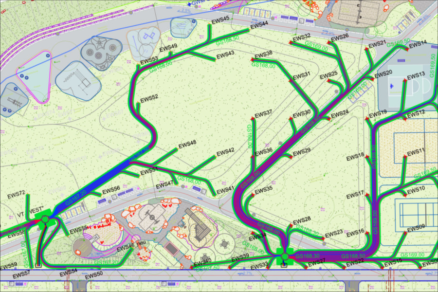 Planung Sondenfeld